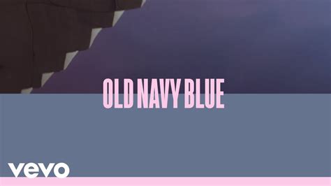 old navy blue lyrics